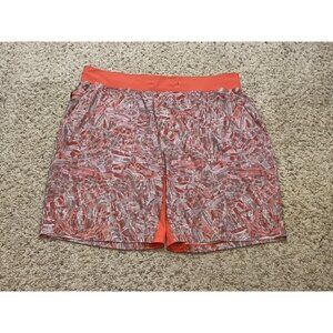 Lululemon Men's T.H.E. Shorts Divide Coral 9" Inseam Athletic Shorts Size XL EUC